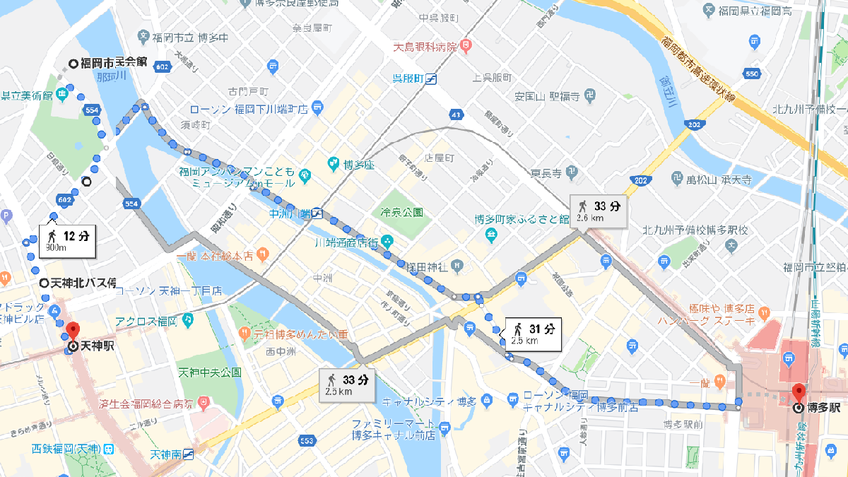 福岡市民会館へのアクセス方法の詳細と近隣駐車場 福岡 Morning Lunch