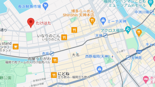 たけはたの地図